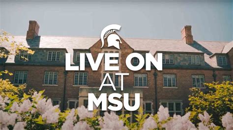 Msu live on - MULTIDAY MOVE-IN. Move-in for fall 2021 will take place Aug. 26-29. Move-in is spread out over several days in an efort to keep the process running smoothly. Our goal is to create a more predictable, enjoyable experience for Spartans by managing trafic flow, elevator use, green moving carts and volunteers.